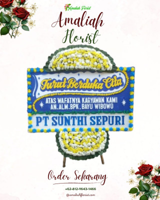Papan Bunga Duka di Long Hubung