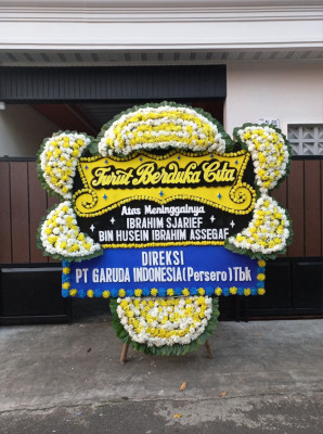 Papan Bunga Duka di Long Hubung